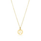 enewton 16" Necklace  Guardian Angle small gold disc