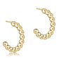 enewton beaded Classic 1' Post Hoop 4mm