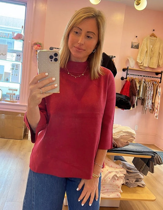 Nina Mock Neck Sweater