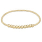 Enewton classic gold beaded bliss 2mm bead bracelet - 4mm gold