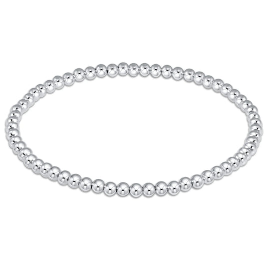 enewton classic sterling 3mm bead bracelet