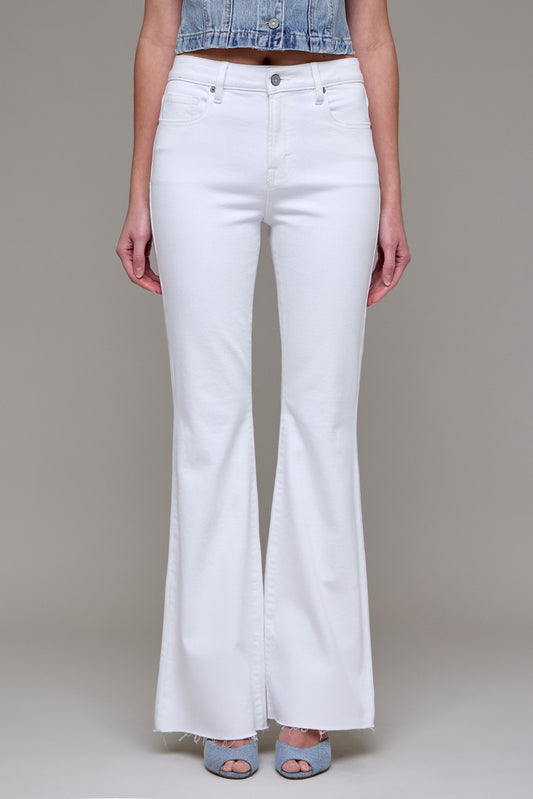 Dress to Impress White Bootcut  Denim