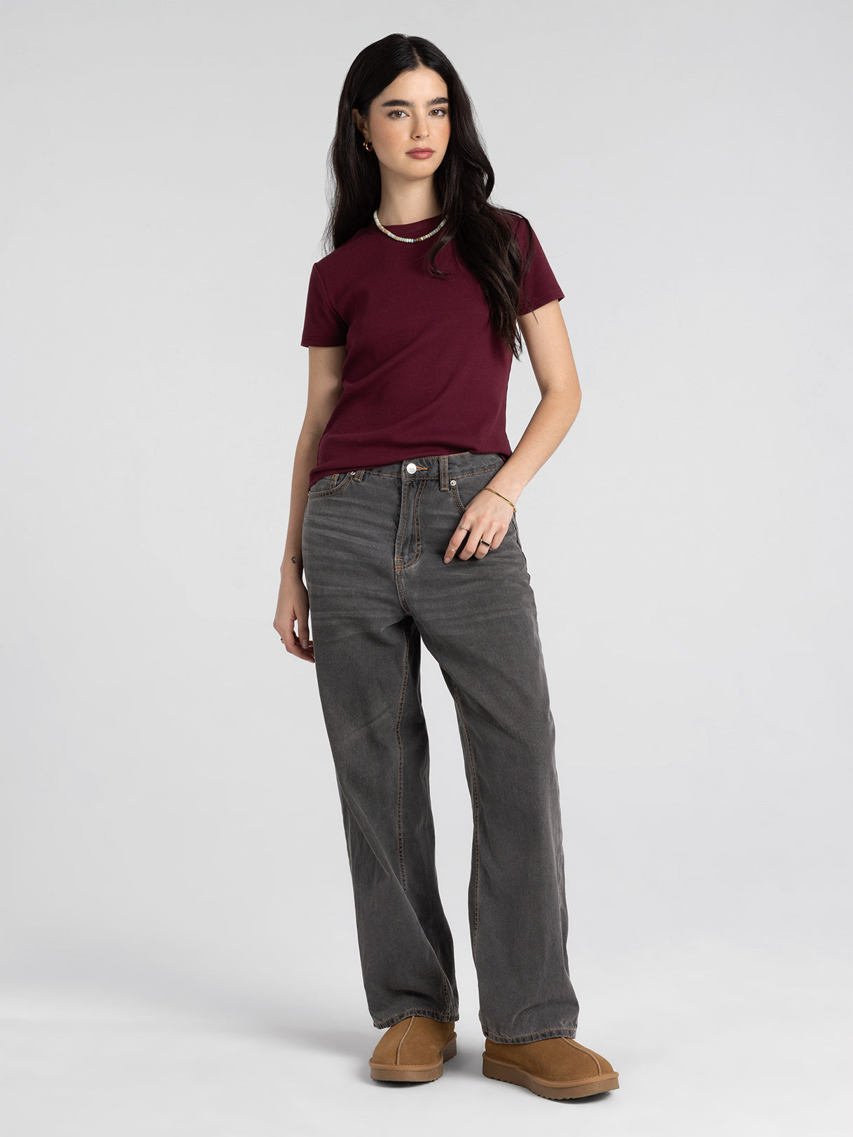 Annie Ribbed Tee - The must have basic for Fall