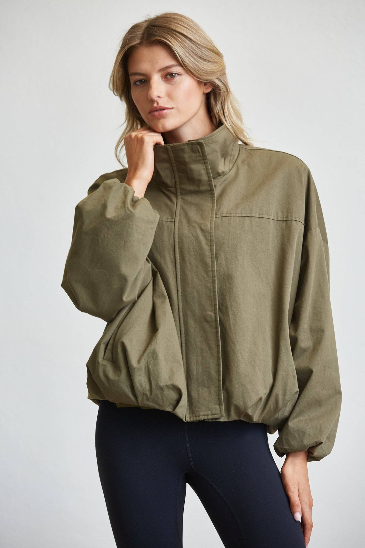Adele Funnel Neck Jacket
