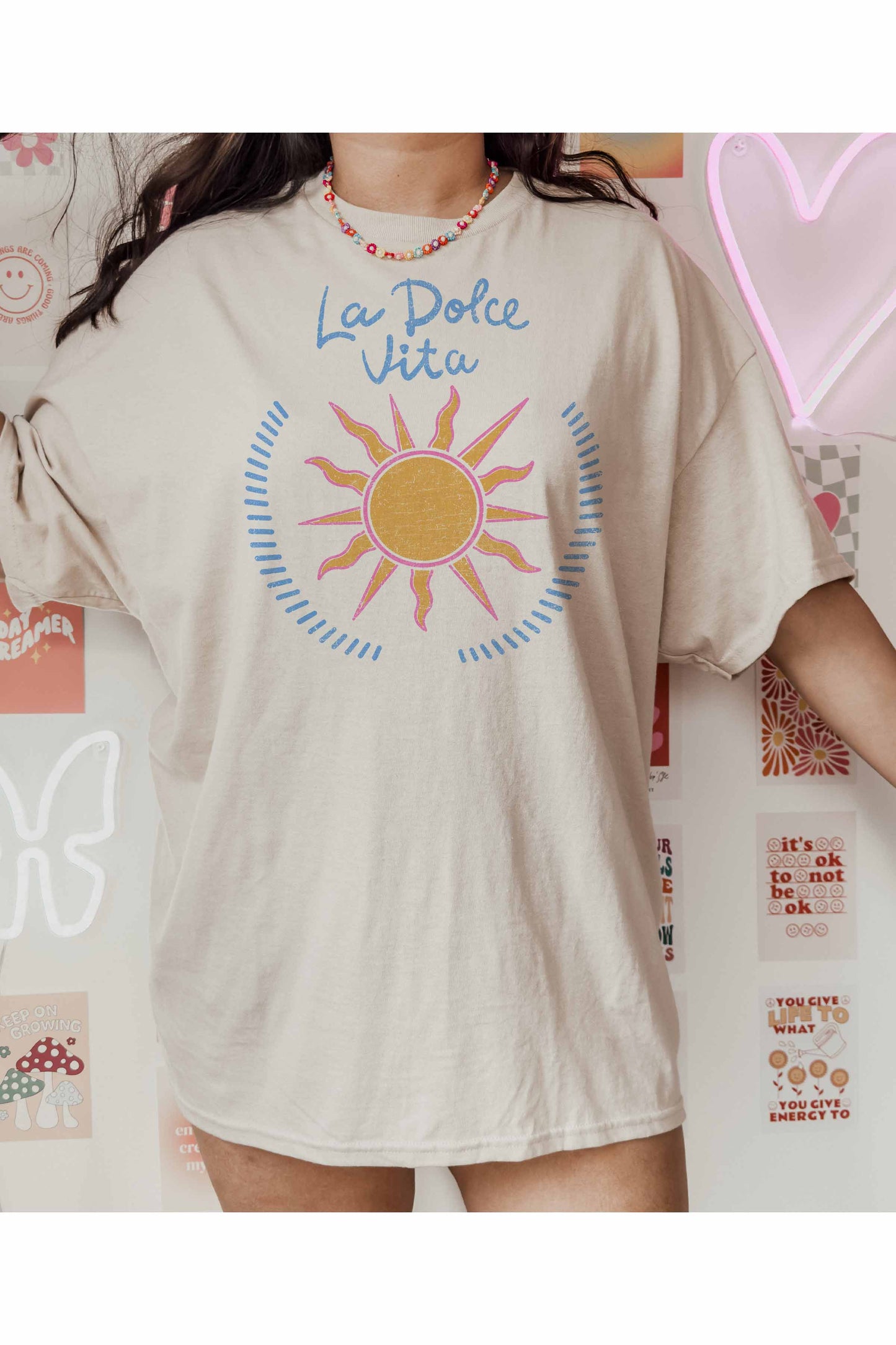 LA DOLCE VITA OVERSIZED TEE