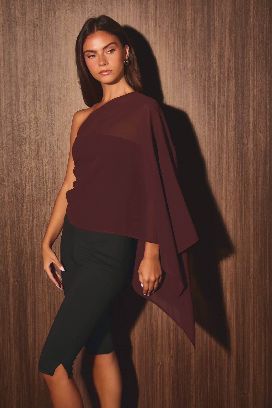 Sloan Chiffon Cape