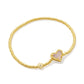 Kendra Scott- Ari Heart Stretch Bracelet (Gold/Iridescent Drusy)