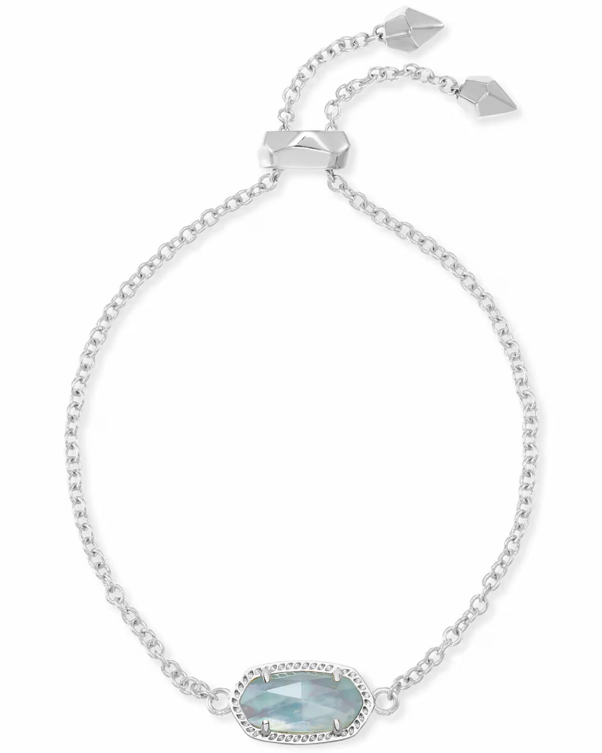 Kendra Scott- Elaina Bracelet (Silver/ Light Blue)
