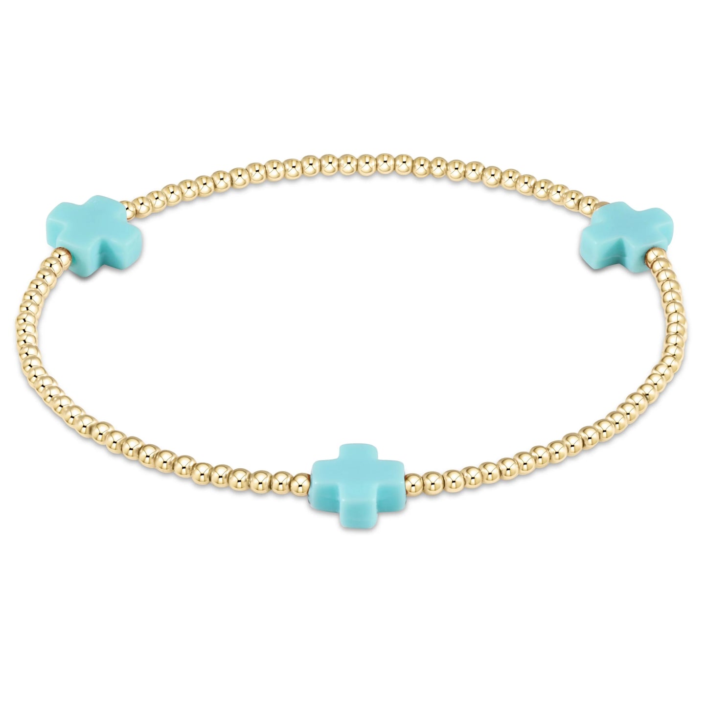 enewton signature small cross bracelet- 2mm