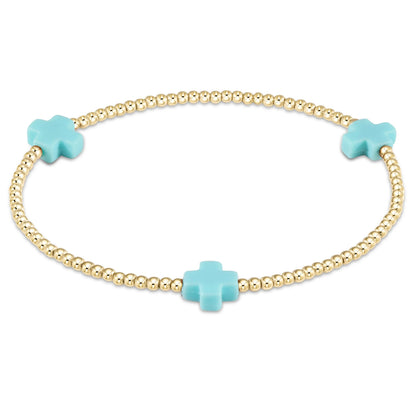 enewton Signature Cross Small bracelet- 2mm